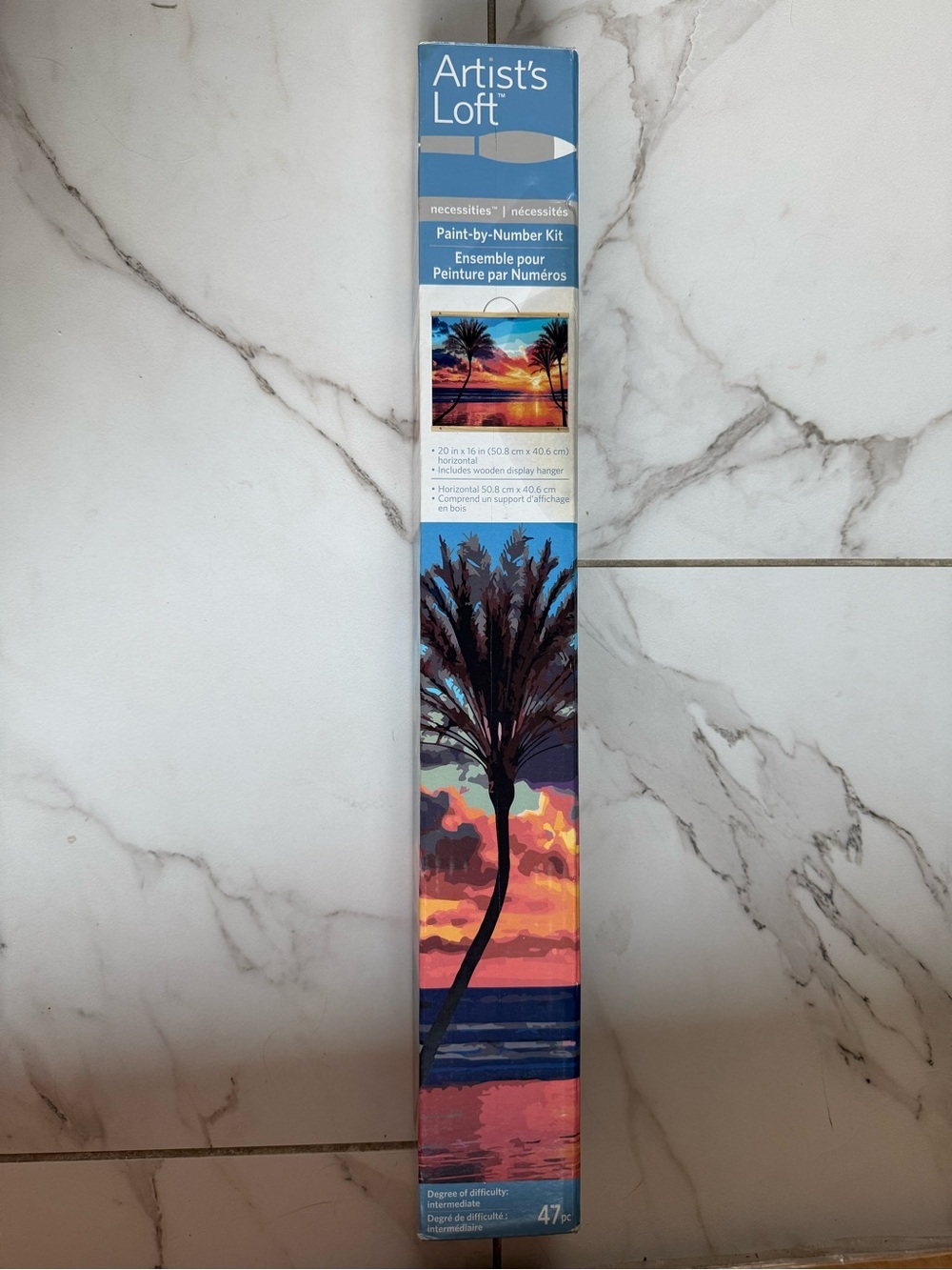 Paint-By-Number Palm Tree Sunset Wall Art